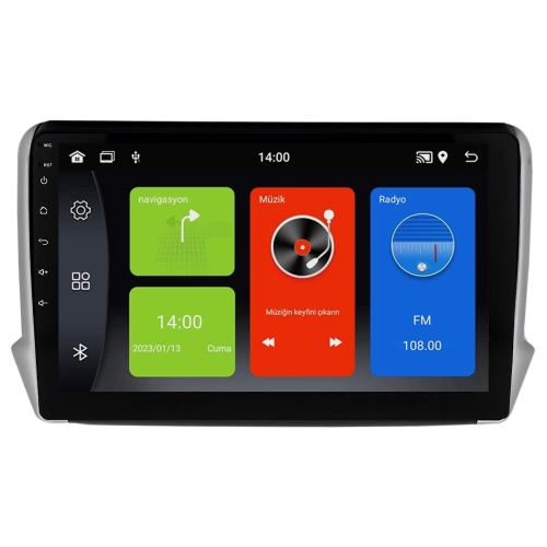 Peugeot 208/2008 Teyp – Peugeot 208/2008 ( 2015+ ) Oem Android Multimedya – Peugeot 208/2008 Android Double Teyp