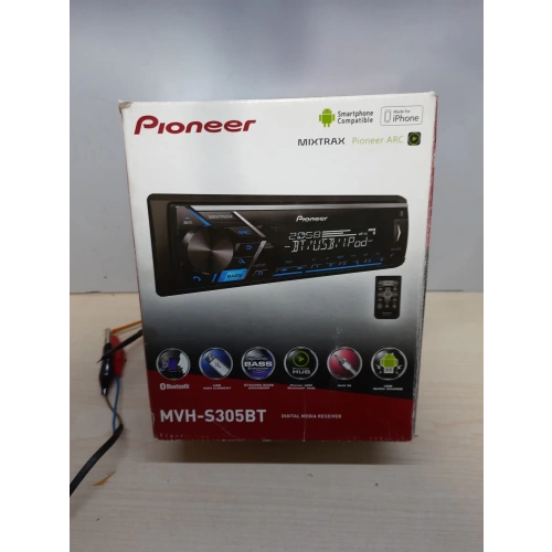 Pioneer Teyp - Pioneer MVH-S305BT Bluetooth , Usb, Aux ve Tek Amfi Çıkışlı