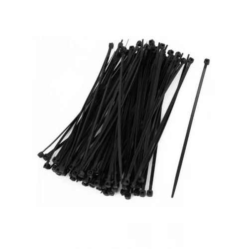 Powermaster Kablo Bağı 20cm - 100 Adet - Powermaster 20cm x 3.6mm Kablo  Bağı - Siyah Cırt