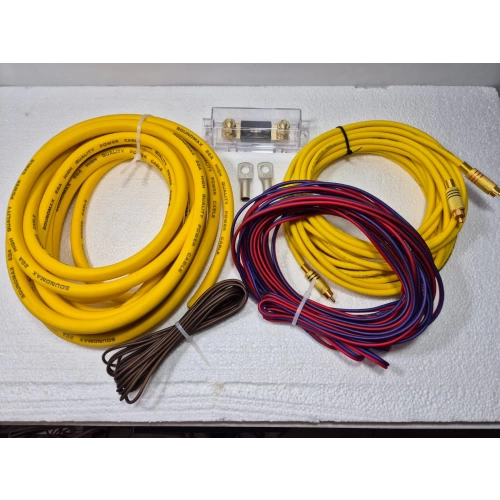 Profesyonel Amfi Kablo Seti 2 GA - El Yapımı Rca Kablolu Anfi Kablo Seti 2 AWG - Üst Seviye Üründür