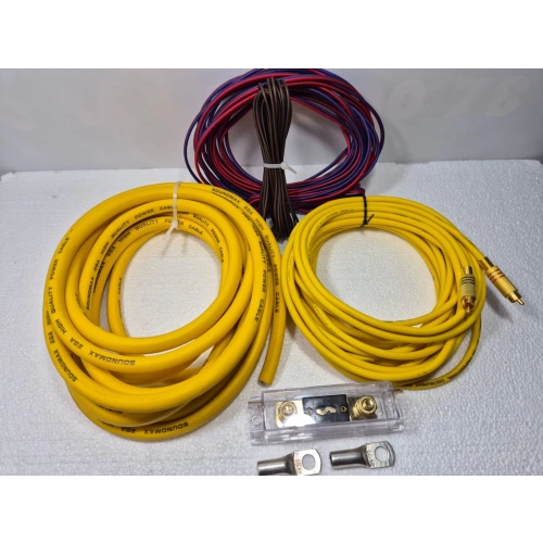 Profesyonel Amfi Kablo Seti 2 GA - El Yapımı Rca Kablolu Anfi Kablo Seti 2 AWG - Üst Seviye Üründür