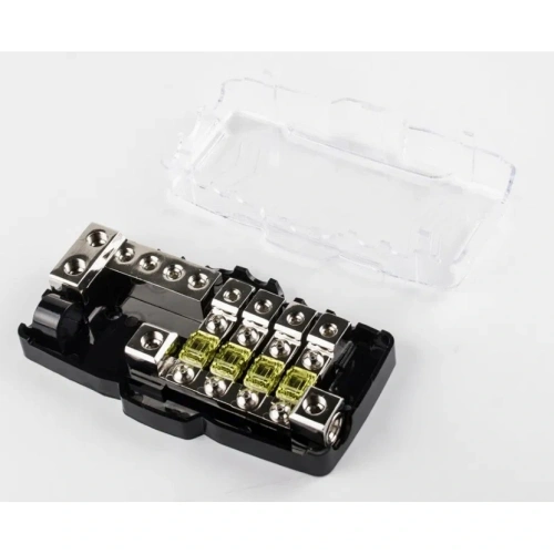 Qline Amfi Sigortalı Blok Dağıtıcı – Qline 4’lü Hem Artı Hem Şase Kablo Dağıtıcı Blok