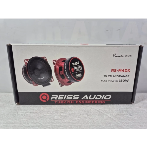 Reiss 10cm Midrange – Reiss RS-M4DX 150w 50RMS - Reiss Pro Midrange 10cm