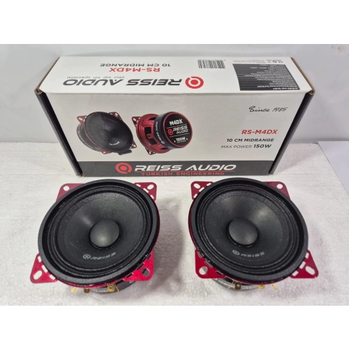 Reiss 10cm Midrange – Reiss RS-M4DX 150w 50RMS - Reiss Pro Midrange 10cm
