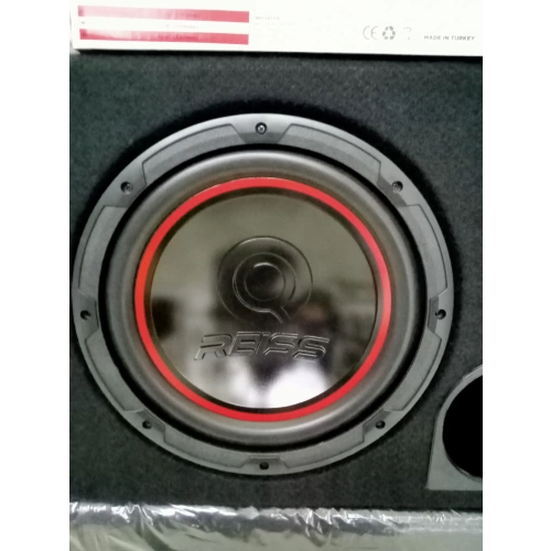 Reiss 30cm Kabinli Bass - Çift Bobin 1400w 400RMS Subwoofer 30cm 4 + 4 OHM