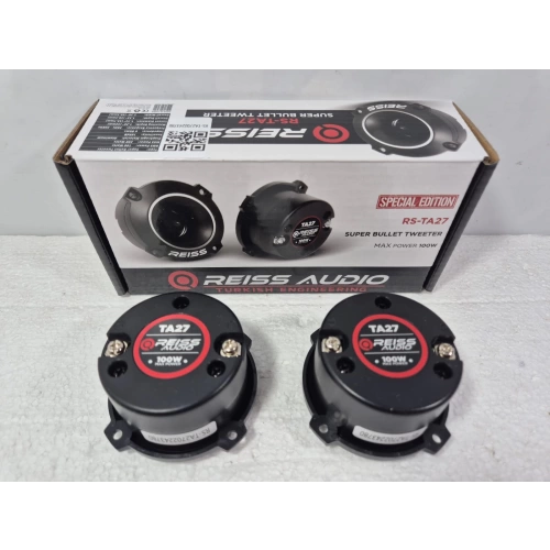 Reiss Dome Tweeter 8cm – 100w 50RMS - Reiss RS-TA27 8cm Dome Tiz