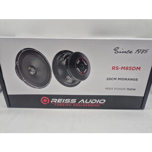 Reiss Midrange 20cm - 700W 350RMS Reiss RS-M85DM 20cm Midrange Hoparlör - Reiss PRO Midrange 20cm