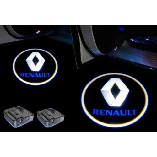 Renault Kapı Altı Led Logo - Renault Hayalet Logo Mesafe Sensörlü - Renault Yeni Nesil , Pilli , Yapıştırmalı Kapı Logo