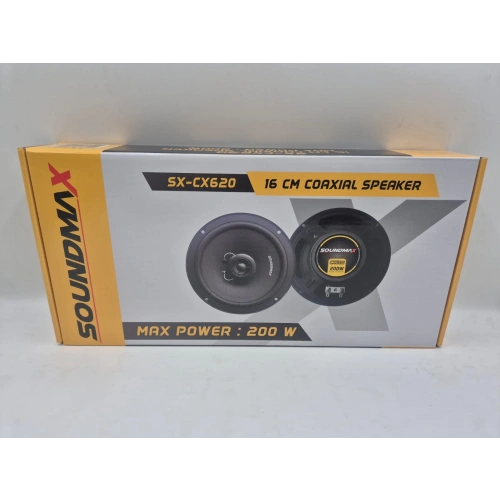 Soundmax 16cm Hoparlör - Soundmax SX-CX620 Kapı Hoparlörü - Soundmax 16cm Koaksiyel Hoparlör