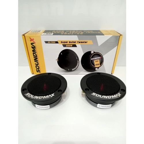 Soundmax Dome Tweeter 10cm - 200w 100RMS 10cm Bullet Tweeter