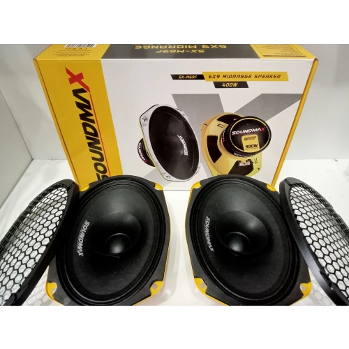 Soundmax Oval Midrange Hoparlör  - 400w 100RMS Soundmax Kayık Midrange