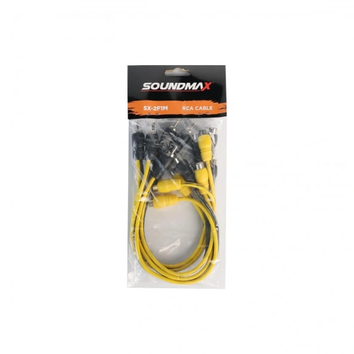 Soundmax Ters Y Kablo 1 Erkek 2 Dişi – Soundmax SX-2F1M Ters Çatal Kablo - 2 Adet