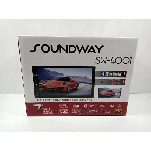 Soundway Double Teyp – Soundway SW-4001 Kısa Kasa 7″ Ekranlı Teyip – Park Kamerası Hediyeli