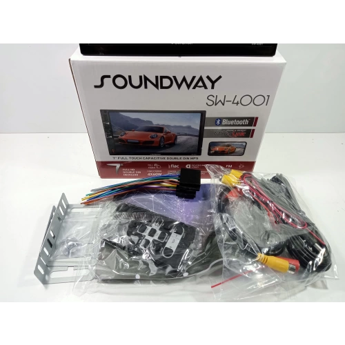 Soundway Double Teyp – Soundway SW-4001 Kısa Kasa 7″ Ekranlı Teyip – Park Kamerası Hediyeli