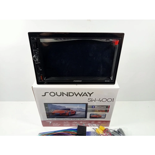 Soundway Double Teyp – Soundway SW-4001 Kısa Kasa 7″ Ekranlı Teyip – Park Kamerası Hediyeli