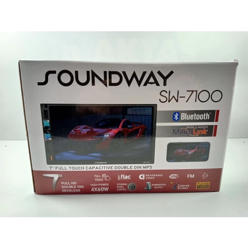 Soundway Double Teyp – Soundway SW-7100 7″ Ekranlı Teyip – Park Kamerası Hediyeli