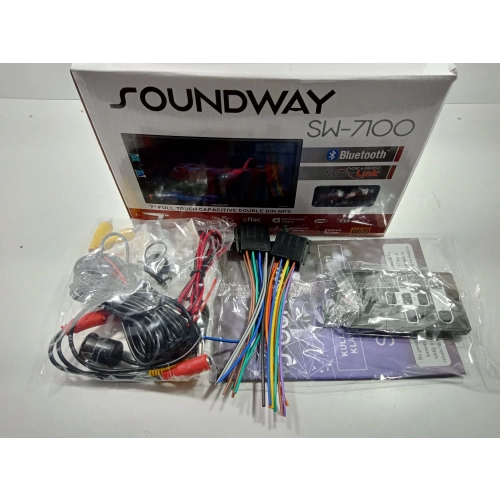 Soundway Double Teyp – Soundway SW-7100 7″ Ekranlı Teyip – Park Kamerası Hediyeli