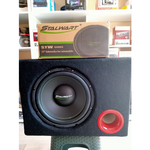 Stalwart 30cm Kabinli Bass - 1200w 300RMS Subwoofer 30cm