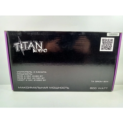 Titan Amfi – 4 x 80 RMS Ses ve Bass Amfisi – Titan XAE-804 AB Class Oto Anfi