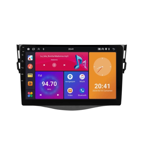 Toyota Rav4 Teyp – Toyota Rav4 ( 2006 - 2012 ) Oem Android Multimedya – Toyota Rav4 Android Double Teyp