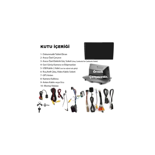 Toyota Yaris Teyp – Toyota Yaris ( 2012 - 2017 ) Oem Android Multimedya – Toyota Yaris Android Double Teyp