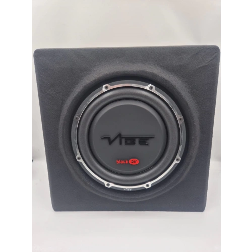 VİBE 25cm Slim Kabin Bass - VİBE BLACKAIR10D2S-V3 900w 300RMS 2+2 Ohm Çift Bobin Slim Subwoofer 30cm - Profesyonel İnce KabinBass