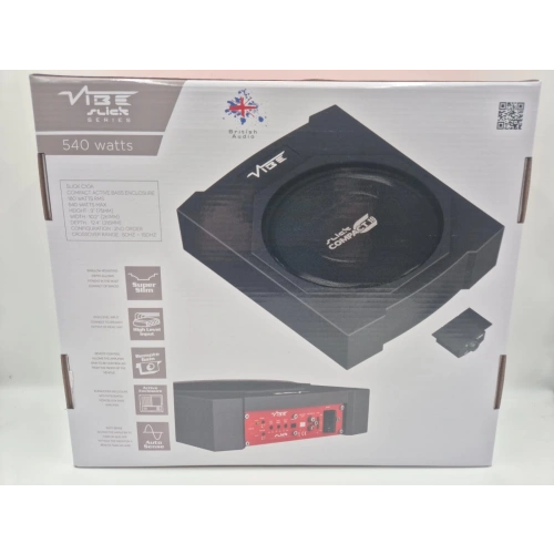 VİBE Koltuk Altı Bass - VİBE SLICKC10A Aktif Kendinden Amfili Aktif Koltuk Altı Subwoofer