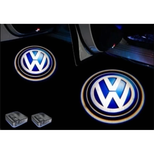 Volkswagen Kapı Altı Led Logo - Volkswagen Hayalet Logo Mesafe Sensörlü - VW Yeni Nesil , Pilli , Yapıştırmalı Kapı Logo