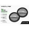 16cm Hoparlör Kapağı - Apocalypse Logolu Kaliteli Plastik Midrange Hoparlör Kapak 16 cm - 2 Adet