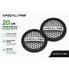 20cm Hoparlör Kapağı - Apocalypse Logolu Kaliteli Plastik Midrange Hoparlör Kapak 20 cm - 2 Adet