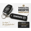 İsimli Fiat Anahtarlık , Kişiye Özel - Hediyelik İsimli Araç Logolu Anahtarlık - İsimli Fiat Araba Anahtarlığı