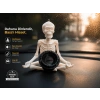 Bass İle Meditasyon Yapan İskelet Araba Süsü - Meditasyon Yapan İskelet Araç Süsü - Subwoofer İle Oturan İskelet Araç Torpido Süsü