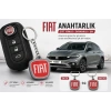 Fiat Anahtarlık , Fiat Logolu Çift Yönlü Araç Anahtarlık - Fiat Araba Anahtarlığı