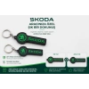 Skoda Anahtarlık , Skoda Logolu Çift Yönlü Araç Anahtarlık - Skoda Araba Anahtarlığı