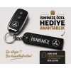 İsimli Mitsubishi Anahtarlık , Kişiye Özel - Hediyelik İsimli Mitsubishi Araç Logolu Anahtarlık - İsimli Araba Anahtarlığı