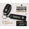 İsimli Skoda Anahtarlık , Kişiye Özel - Hediyelik İsimli Skoda Araç Logolu Anahtarlık - İsimli Araba Anahtarlığı