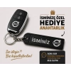 İsimli Volvo Anahtarlık , Kişiye Özel - Hediyelik İsimli Volvo Araç Logolu Anahtarlık - İsimli Araba Anahtarlığı