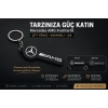 Mercedes Anahtarlık , Mercedes Logolu Çift Yönlü Araç Anahtarlık - Hediyelik Mercedes Araba Anahtarlığı