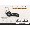 Renault Anahtarlık , Renault Logolu Çift Yönlü Araç Anahtarlık - Hediyelik Renault Araba Anahtarlığı