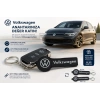 Volkswagen Anahtarlık , VW Logolu Çift Yönlü Araç Anahtarlık - Hediyelik Volkswagen Araba Anahtarlığı