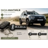 Dacia Anahtarlık , Dacia Logolu Çift Yönlü Araç Anahtarlık - Hediyelik Dacia Araba Anahtarlığı