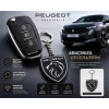 Peugeot Anahtarlık , Peugeot Logolu Çift Yönlü Araç Anahtarlık - Peugeot Araba Anahtarlığı