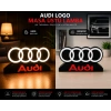 Audi Masa Lambası , Audi Logolu Led Işıklı Masa Lambası , Audi Gündüz Gece Masa Lambası