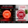 Fiat Masa Lambası , Fiat Logolu Led Işıklı Masa Lambası , Fiat Gündüz Gece Masa Lambası