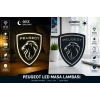 Peugeot Masa Lambası , Peugeot Logolu Led Işıklı Masa Lambası , Peugeot Gündüz Gece Masa Lambası