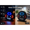 TOGG Masa Lambası , Togg Logolu Led Işıklı Masa Lambası , Togg Gündüz Gece Masa Lambası