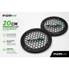 20cm Hoparlör Kapağı - For-x Logolu Plastik Midrange Hoparlör Kapak 20 cm - 2 Adet