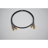 Amfi Rca Kablosu – 1 Metre - El Yapımı %100 Bakır – Anfi Rca Ses Kablosu - 1 Metre