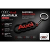 AUDİ Anahtarlık , AUDİ Logolu Araç Anahtarlık - AUDİ Araba Anahtarlığı