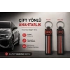 Audi Anahtarlık Çizgili , Audi Araç Anahtarlık - Audi Çift Yönlü Araba Anahtarlığı
